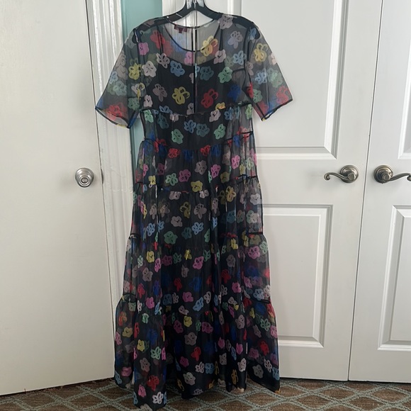 STAUD Hyacinth Tiered Organza Maxi Dress SIZE medium - Picture 6 of 6